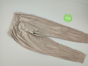 kremowe dresy: Spodnie dresowe damskie, rozmiar XL — 3