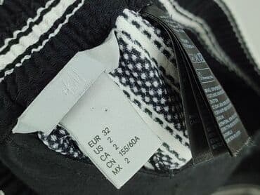 spodnie z lampasami h m: H&M, Material trousers for women, size 2XS — 5