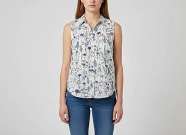 hm bluzki z krótkim rękawem: H&M, Bluzka damska, rozmiar M — 6