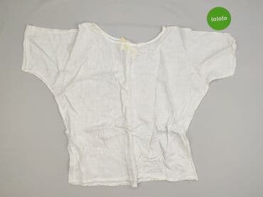 bluzki z lnu na lato: ITALY FASHION, Bluzka damska, One size — 2