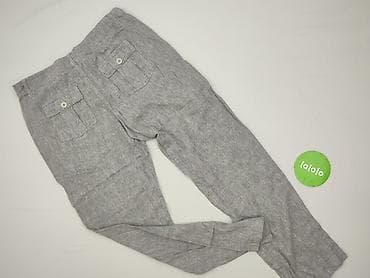 lniane: F&F, Spodnie materiałowe damskie, rozmiar L — 3