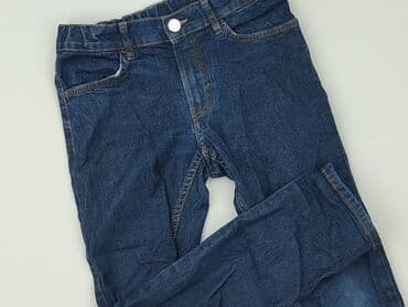 klapki basenowe hm: Spodnie jeansowe, H&M, 8 lat, 128, stan - Idealny — 1