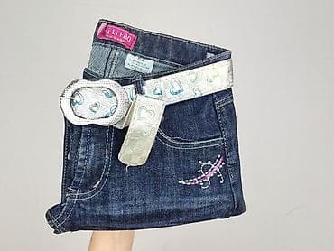 mini spodniczki: Spodnie jeansowe, 13 lat, 158, stan - Idealny — 5