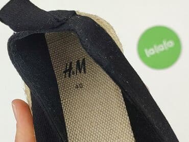 biale buty z kokardą: H&M, Ballerinas for women, size 40 — 5