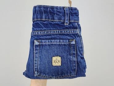 kurtka jeansowa ze sciagaczem: Spodnie jeansowe, 5-6 lat, 128, stan - Idealny — 6