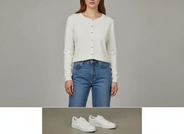 kurtki zimowe w sinsay: Sinsay, Kardigan damski, rozmiar L — 6