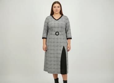 elegancka sukienki dla 50 latki na wesele: Sukienka damska, rozmiar XL — 1