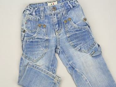 modne jeansy: Denim pants, 9-12 months, condition - Good — 1