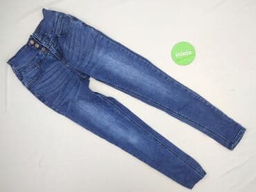 spodnie jeansy z wysokim stanem: Jeansy damskie, rozmiar S — 3