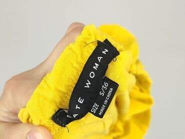 żółte bluzki z krótkim rękawem: Gate Woman, Bluzka damska, rozmiar S — 4