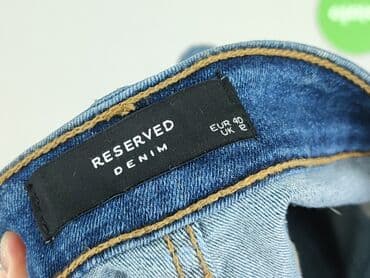 spodenki jeansowe z wysokim stanem pull and bear: Denim, Szorty damskie, rozmiar L — 4
