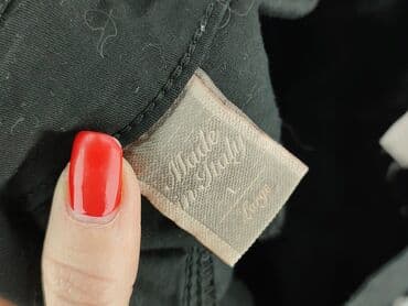 bluzki czarne plus size: Spodnie materiałowe damskie, rozmiar L — 4