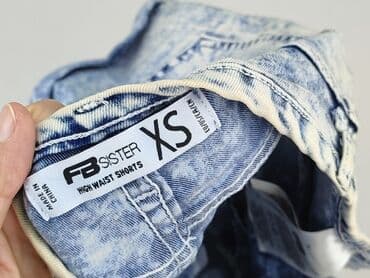 spodenki jeansowe z wysokim stanem pull and bear: FB Sister, Szorty damskie, rozmiar XS — 4
