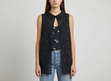 bluzki z dekoltem bershka: Bershka, Bluzka damska, rozmiar S — 6