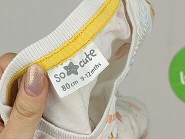 krótkie spodenki niemowlęce 74: T-shirt, So cute, 9-12 months, condition - Perfect — 4