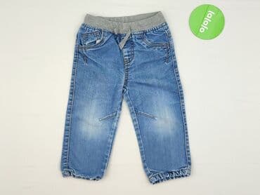 simple bluzki: Spodnie jeansowe, Topomini, 12-18 miesięcy, stan - Bardzo dobry — 2