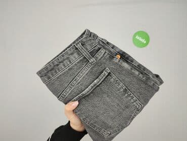 jeansy z asymetrycznym zapieciem: Jeansy damskie, rozmiar M — 5