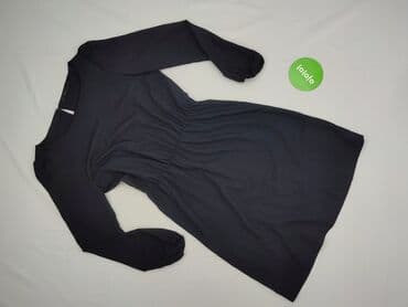 czarna sukienka i kozaki: Sukienka damska, rozmiar S — 3