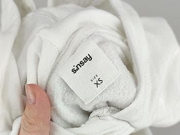 czerwony sweter h: Sinsay, Bluza z kapturem damska, rozmiar XS — 5