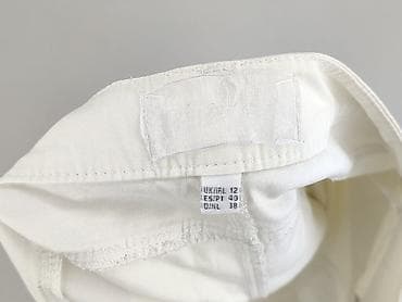 biale materialowe spodnie: Spodnie materiałowe damskie, rozmiar M — 4