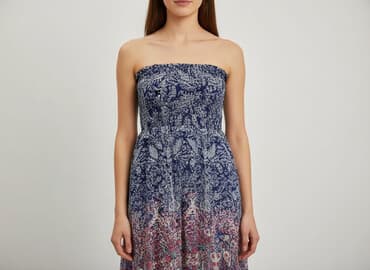 spódnice maxi we wzory: Pieces, Sukienka damska, rozmiar M — 6