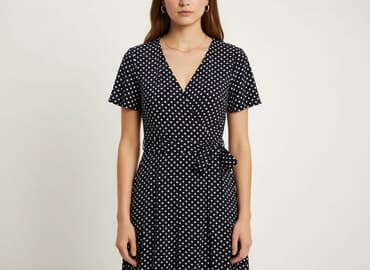 czerwone sukienki w groszki: F&F, Sukienka damska, rozmiar S — 6