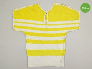 bluzka żółta w czarne paski: Flame, Bluzka damska, rozmiar M — 3