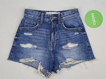 szlufki: Bershka, Szorty damskie, rozmiar 2XS — 2