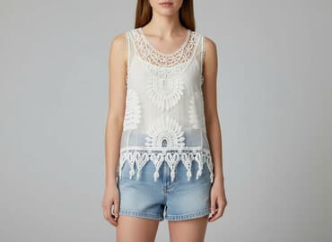 koszulki bez rękawów damskie miss sixty: Bluzka damska, rozmiar M — 1