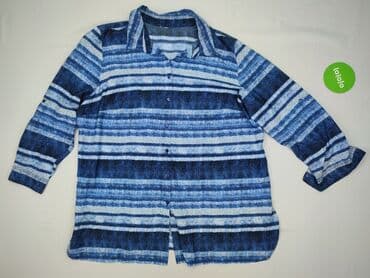 bluzki w prążki: Koszula damska, rozmiar 5XL — 2