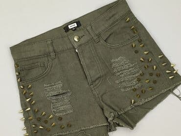 spodenki jeansowe z wysokim stanem pull and bear: Bik Bok, Szorty damskie, rozmiar XS — 1