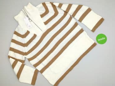 sweter w paski: MEGI, Sweter damski, One size — 2