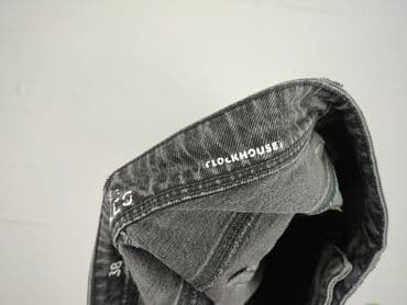 dżinsy z wysokim stanem czarne: Clockhouse, Jeansy damskie, M — 5