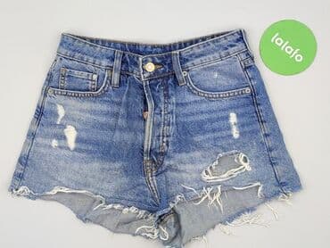 krótkie spodenki z wysokim stanem sklep: Denim, Szorty damskie, rozmiar S — 2