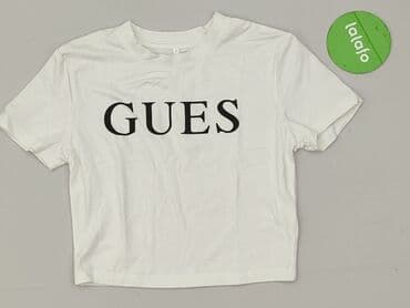 białe t shirty guess: Guess, T-shirt damski, rozmiar S — 3