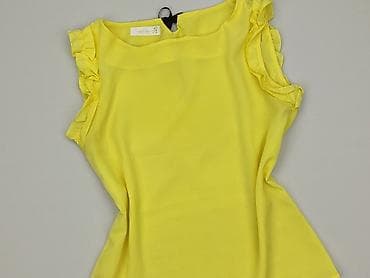 bialy satynowy top: Bluzka damska, rozmiar M — 1