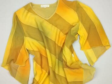 bluzka żółta w czarne paski: Bluzka damska, rozmiar M — 1