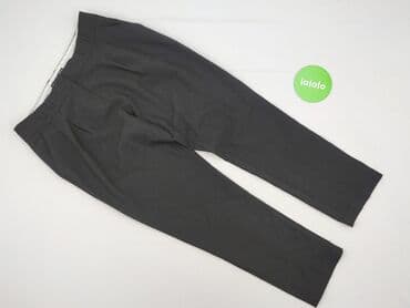 czarne spodnie z wysokim stanem materiałowe: Atmosphere, Spodnie materiałowe damskie, M — 2