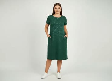 reserved sukienka butelkowa zieleń: Beloved, Sukienka damska, rozmiar L — 7