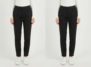 białe spodnie damskie mohito: Mohito, Spodnie materiałowe damskie, rozmiar 2XS — 8