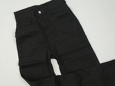 Black, Spodnie materiałowe damskie, rozmiar S