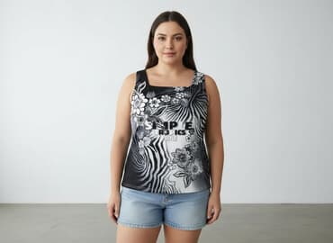 ubrania z meksyku: Blanco, Top damski, rozmiar 3XL — 6