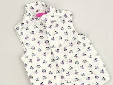 sukienka koszulowa midi: Shirt 4-5 years, condition - Very good, pattern - Print, color - White — 1