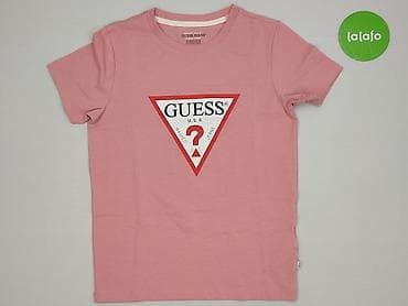 koszulki mbappe: Guess Jeans, T-shirt damski, rozmiar M — 2