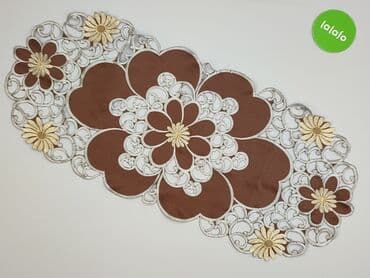 Dekoracje do domu: Obrus 46 x 82, kolor - Brązowy, stan - Idealny — 2