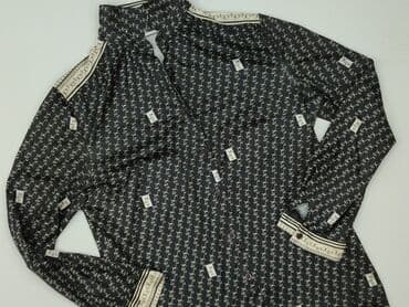 czarna koszula czarny krawat: Bluzka damska, rozmiar 2XL — 1