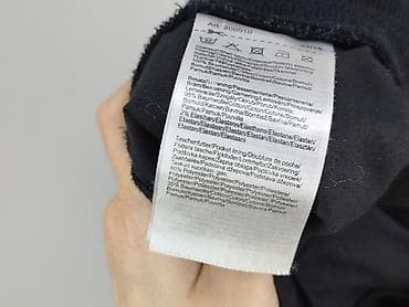 bershka cargo: Spodnie CECIL – męskie, czarne, rozmiar 33 - Model z elastycznym — 5