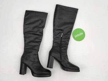 obuwia lakierowane kozaki ccc: Kozaki damskie, 38 — 2