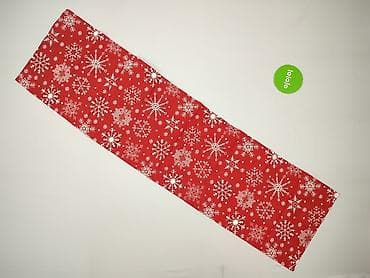 Textile: PL - Tablecloth 108 x 31, color - Red, condition - Very good — 2
