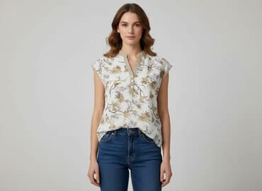 bluzka w kwiaty new yorker: Bluzka damska, rozmiar M — 6